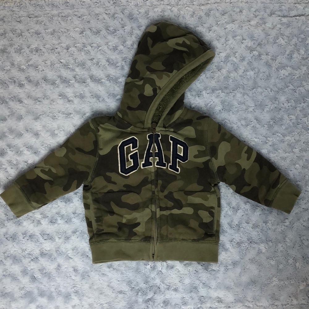 Baby Cozy-Lined logo Hoodie Sz 18-24 Months - Picture 1 of 4